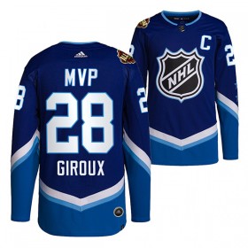 Philadelphia Flyers Claude Giroux 28 MVP 2022 NHL All-Star Blauw Authentic Shirt - Mannen